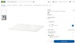 Ikea SPILDRA dienblad voor opbergmodule, wit 55 x 60 cm, Nieuw, Ophalen