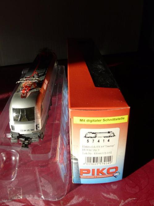 PIKO 57414 E-loc Taurus met digitale interface, Hobby en Vrije tijd, Modeltreinen | H0, Gebruikt, Locomotief, Gelijkstroom, Piko