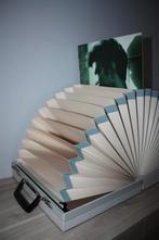 Koffer met slot ,sleutels , voor langspeelplaten , retro, Enlèvement ou Envoi, Audio et Vidéo