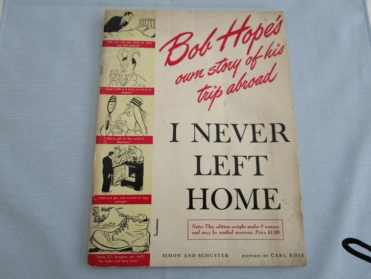 Komiek & filmacteur Bob Hope, druk juni 1944, Boeken, Biografieën, Gelezen, Ophalen