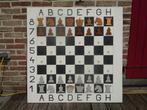 Échiquier mural pliant - grand jeu d'échec - 1m x 1m, Een of twee spelers, Gebruikt, Fait main, Ophalen