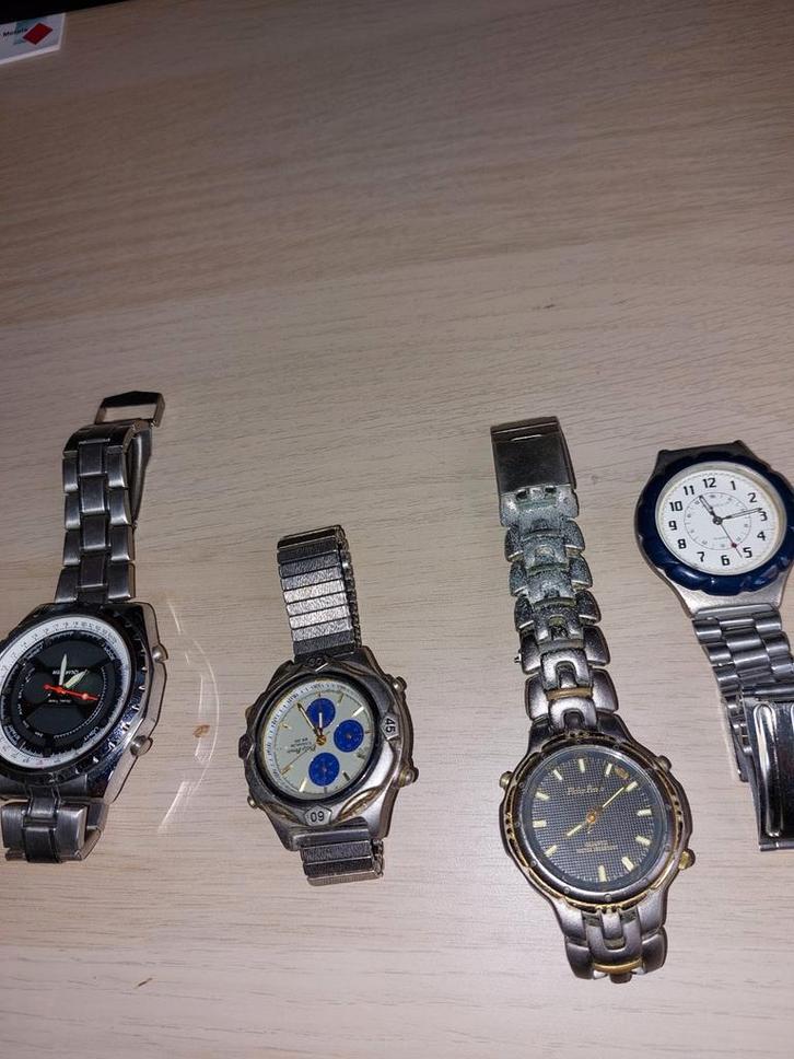Retro mannen horloge, Handtassen en Accessoires, Horloges | Dames, Ophalen of Verzenden
