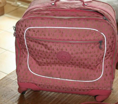 Kipling grote Trolley 4 wielen + sound monkey TBE, Handtassen en Accessoires, Tassen | Schooltassen, Gebruikt, Ophalen of Verzenden
