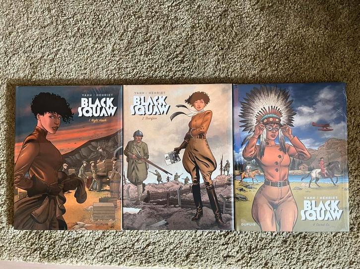 3 Bd Black Squaw 1, 2 en 4 nieuw in blister uitverkocht., Boeken, Stripverhalen, Nieuw, Ophalen