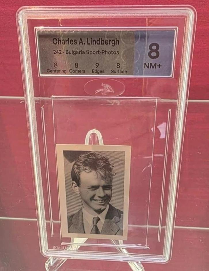 NO PSA+Charles Lindbergh+Bulgaria Sport+1932, Hobby & Loisirs créatifs, Jeux de cartes à collectionner | Pokémon, Comme neuf, Autres types