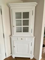 Witte hoekkast, Huis en Inrichting, Ophalen, 200 cm of meer, Eikenhout, 50 tot 100 cm