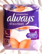 Always discreet incontinentie broekjes L (nieuw), Diversen, Verpleegmiddelen, Ophalen, Nieuw