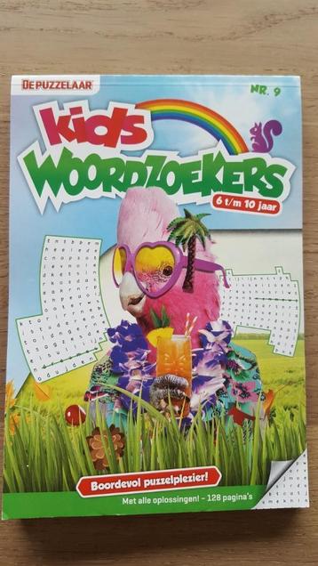 NIEUW boekje Kids woordzoeker van de puzzelaar nr 9 