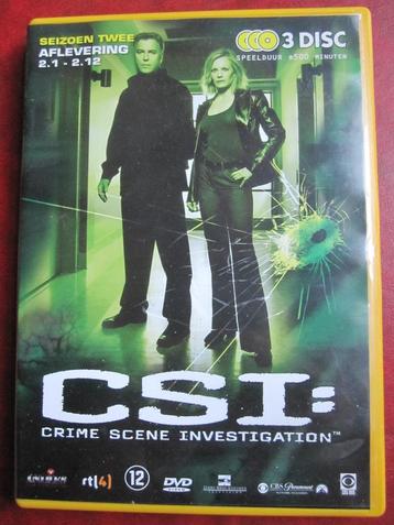 CSI: Crime Scene Investigation Seizoen 2 - Afl 1-12 (3 disc) beschikbaar voor biedingen