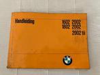 Instructieboekje BMW 1602 > 2002 tii  1971, Enlèvement ou Envoi