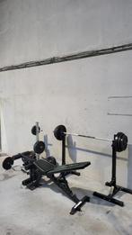 Complete fitnessset met gewichten te koop, Ophalen of Verzenden, Gebruikt