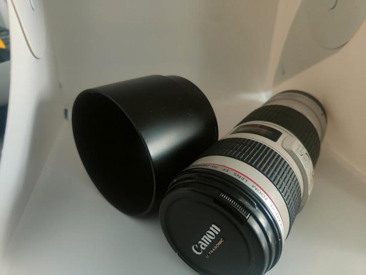 Canon Objectif 70-200 mm EF, Audio, Tv en Foto, Foto | Lenzen en Objectieven, Zo goed als nieuw, Accessoires, Zoom, Ophalen