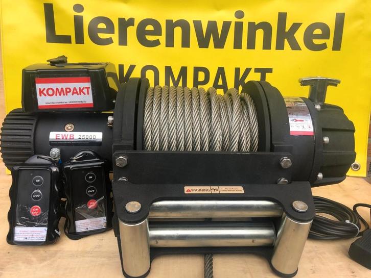 ELektrische lier 24 volt 11,4 ton KOMPAKT runva 26mtr 14mm, Auto diversen, Auto-accessoires, Verzenden