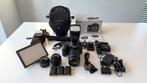 Canon EOS 7D mark II + 3 Canon lenzen + veel toebehoren, Audio, Tv en Foto, Fotocamera's Digitaal, Gebruikt, Spiegelreflex, Canon