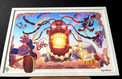 Rhymezlikedimez art, Antiek en Kunst, Kunst | Schilderijen | Modern, Ophalen of Verzenden
