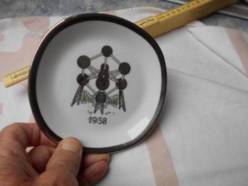 Plat en porcelaine EXPO 58