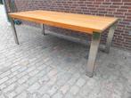 Stijlvolle Bert Plantagie eetkamertafel - model Bridge, Huis en Inrichting, Ophalen, Gebruikt, 100 tot 150 cm, 200 cm of meer