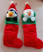 Kerstlaarzen, kerstsokken voor aan de schouw., Ophalen of Verzenden, Zo goed als nieuw