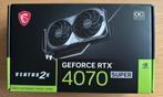 Geforce RTX 4070 Super (MSI Ventus OC dual fan), Computers en Software, Videokaarten, GDDR6, PCI-Express 4, Ophalen of Verzenden