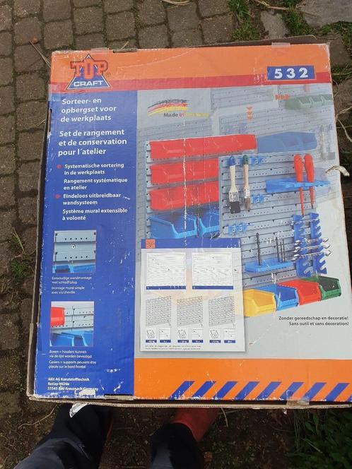Sorteer- en opbergset werkgerief - werkgereedschap, Doe-het-zelf en Bouw, Gereedschap | Handgereedschap, Nieuw, Ophalen of Verzenden