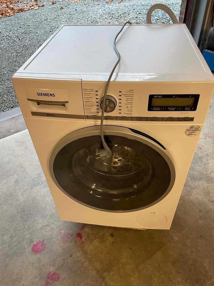 Machine à laver SIEMENS IQ800, Elektronische apparatuur, Wasmachines, Gebruikt, Voorlader, 8 tot 10 kg, 1200 tot 1600 toeren, Handwasprogramma