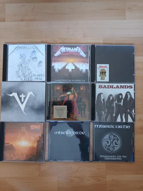 9 CDs - metal (doom - thrash - heavy), Cd's en Dvd's, Cd's | Hardrock en Metal, Gebruikt, Ophalen of Verzenden