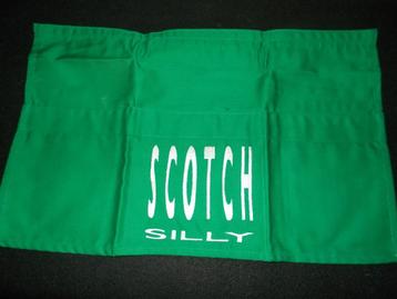 Brasserie De SILLY - tablier à bière - café - vert neuf, Enlèvement ou Envoi, Neuf, Vêtements, Autres marques