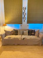 Grote beige zetel, Huis en Inrichting, Ophalen, Zo goed als nieuw