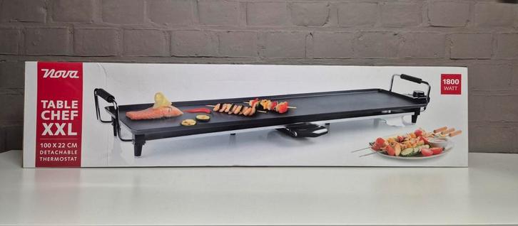 Plancha xxl nova (neuve), Elektronische apparatuur, Grillplaten, Nieuw, Tafelgrill, Vaatwasmachinebestendig, Ophalen of Verzenden