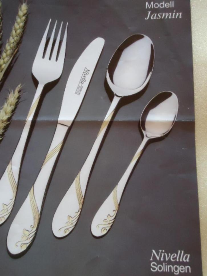 MENAGERE 72 delig bestek SOLINGEN ROESTVRIJ STAAL, Huis en Inrichting, Keuken | Bestek, Nieuw, Inox of Chroom, Vaatwasserbestendig