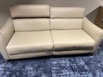 Echt lederen "natuzzi" tweezit relax met 2electrische motore, Ophalen, 150 tot 200 cm, Tweepersoons, Zo goed als nieuw