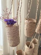 Mandjes Marokko geweven in dadelpalmblad, Tuin en Terras, Ophalen, Nieuw, Overige materialen, Tuin