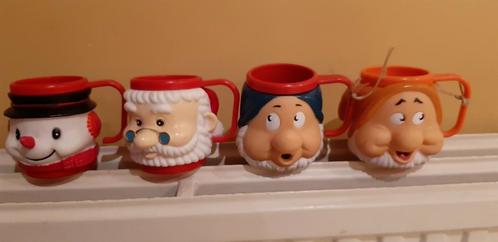 Kindertassen/mokken kunststof kabouter, sneeuwman, kerstman, Huis en Inrichting, Keuken | Servies, Nieuw, Ophalen of Verzenden