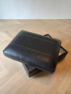 Poef, Huis en Inrichting, Zetels | Voetbanken en poefs, Ophalen, Gebruikt, 50 tot 75 cm, Leer