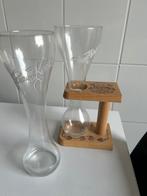 2 verschillende Pauwels Kwak glazen en houten staander, Verzamelen, Glas en Drinkglazen, Ophalen of Verzenden, Nieuw
