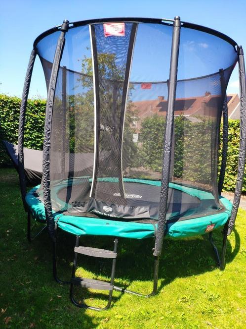 Berg Champion Trampoline 270 + Safety Net Deluxe, Kinderen en Baby's, Speelgoed | Buiten | Trampolines, Gebruikt, Ophalen