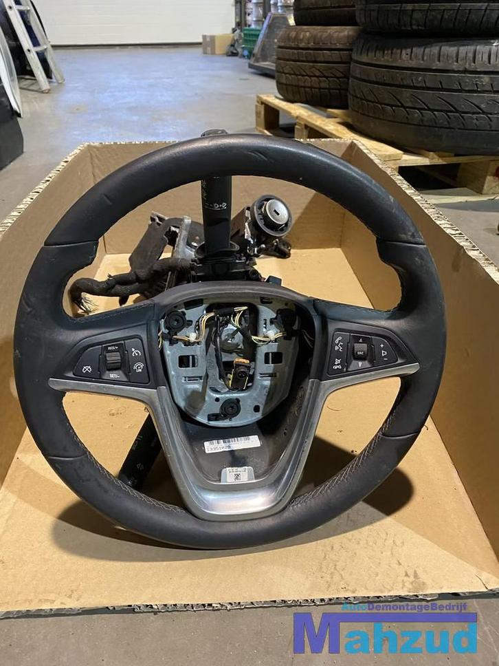 2014 Opel Astra J leder compleet stuurwiel stuurkolom schake, Autos : Pièces & Accessoires, Commande, Opel, Utilisé