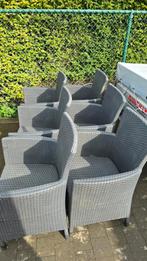 Plastieken "rieten" Brabantia tuinstoelen, Tuin en Terras, Tuinstoelen, Ophalen, Gebruikt, Plastic