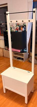 Kapstok met zitplaats doos wit, Ophalen, Zo goed als nieuw, Staande kapstok, 150 tot 200 cm