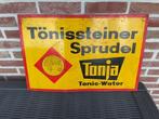 Metalen reclameplaat : Tönissteiner Sprudel, Ophalen of Verzenden, Gebruikt, Reclamebord