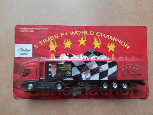 Iveco Stralis racetruck Michael Schumacher, modelauto 1:87, Hobby en Vrije tijd, Modelauto's | 1:87, Nieuw, Bus of Vrachtwagen