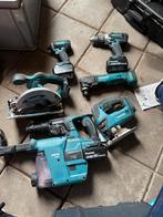 Makita set, Doe-het-zelf en Bouw, Gereedschap | Boormachines, Ophalen, Zo goed als nieuw