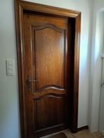 eiken binnendeur, Ophalen, Gebruikt, Minder dan 80 cm, Binnendeur