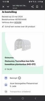 Tunnelserre, Tuin en Terras, Gebruikt, Folie, Kweekkas, Ophalen