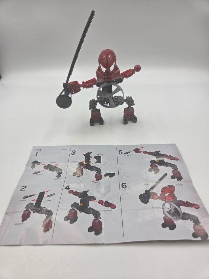 Lego Bionicle 7719 QUICK Good Guy Red, Kinderen en Baby's, Speelgoed | Duplo en Lego, Zo goed als nieuw, Lego, Complete set, Ophalen of Verzenden