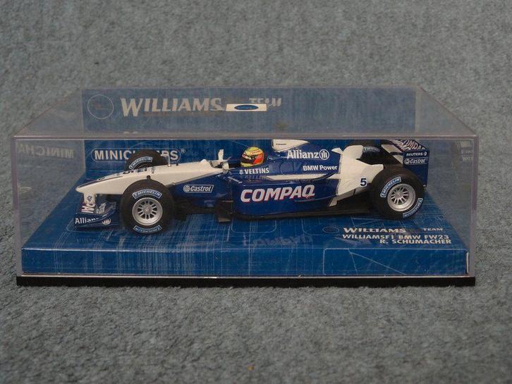 F1 BMW Williams FW23 R. Schumacher 1:43 Minichamps OVP, Hobby & Loisirs créatifs, Voitures miniatures | 1:43, Utilisé, Voiture