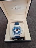 Jacob Zech Florence, Handtassen en Accessoires, Horloges | Heren, Leer, Staal, Polshorloge, Zo goed als nieuw