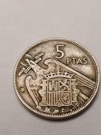 5 pesetas 1957 (63) in ster KM#786 Spanje, Ophalen of Verzenden, Overige landen, Losse munt