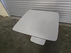 Enea Lottus tafel wit HPL 90x90x76H, 50 tot 100 cm, Vierkant, Zo goed als nieuw, Vier personen