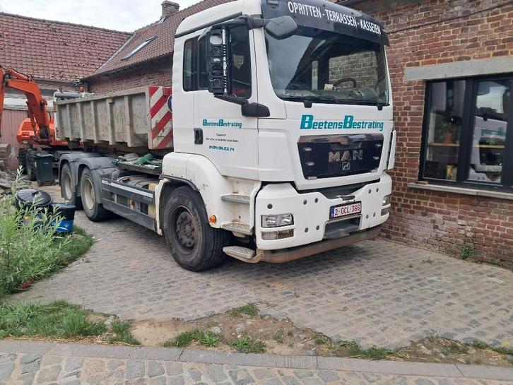 Containersysteem, Auto's, Vrachtwagens, Particulier, MAN, Diesel, Euro 5, 2 deurs, Automaat, Wit, Achterwielaandrijving, Dealer onderhouden